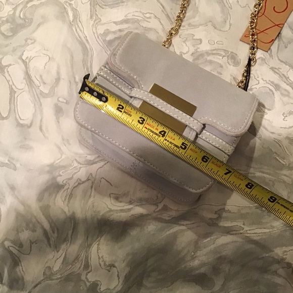 Zac Posen Americana mini crossbody suede bag - Picture 2 of 9